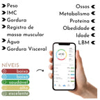 Balança de Bioimpedância Digital com Bluetooth – Acompanhe Sua Saúde com Precisão!