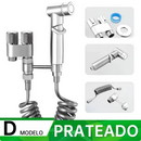 Bathroom Shower, Shower Bidet with Double Outlet and Angle Valve for Toilet Toilet