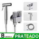 Bathroom Shower, Shower Bidet with Double Outlet and Angle Valve for Toilet Toilet