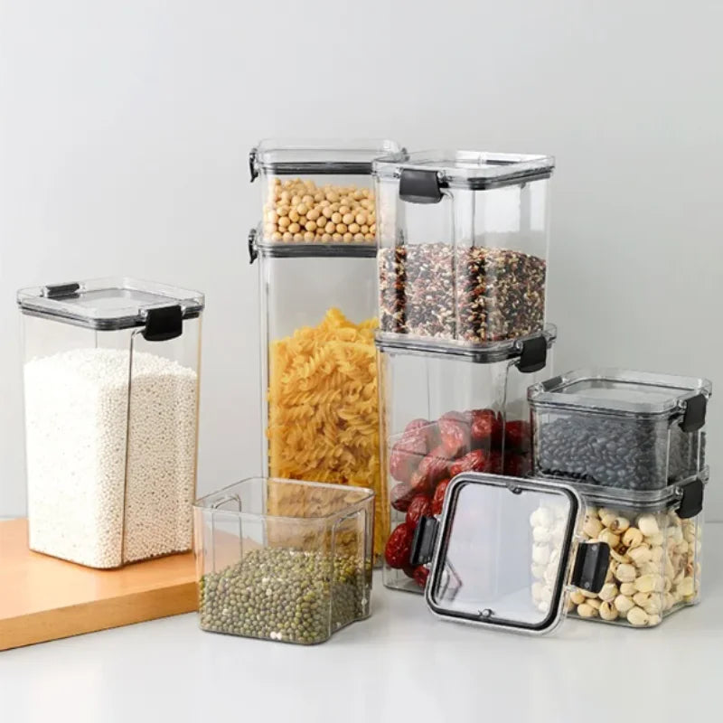 Super Kit 9 Potes Herméticos – Organização e Conservação Perfeitas!