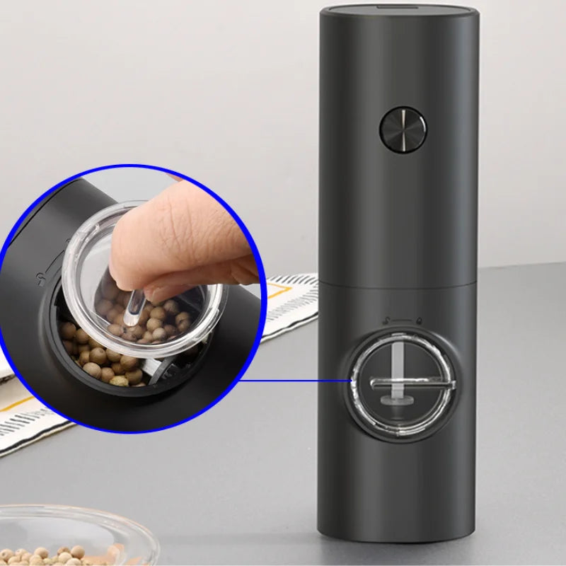 Moedor de Sal e Pimenta Automático – Praticidade com Um Toque de Sofisticação! 🌟🍽️