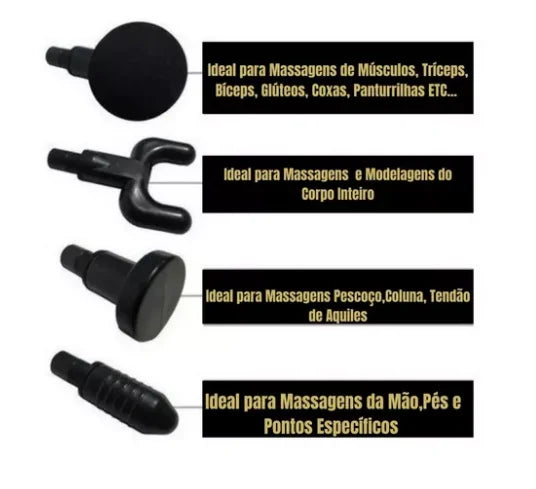 Massageador Elétrico Profissional –Alívio e Relaxamento Muscular
