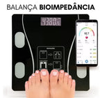 Balança de Bioimpedância Digital com Bluetooth – Acompanhe Sua Saúde com Precisão!