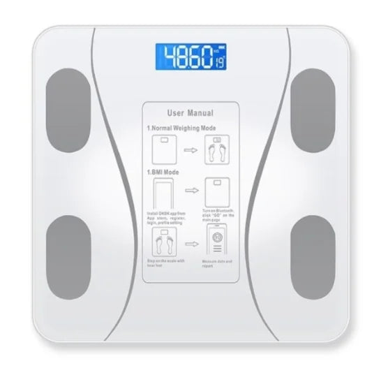 Balança de Bioimpedância Digital com Bluetooth – Acompanhe Sua Saúde com Precisão!