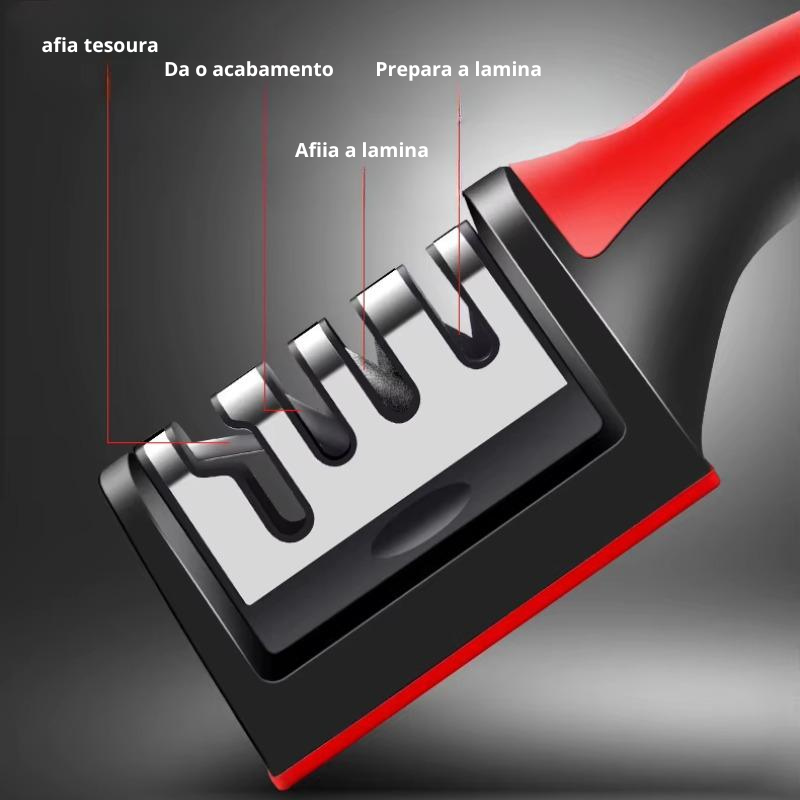 SharpMax – Afiador de Facas Multifuncional 3 em 1