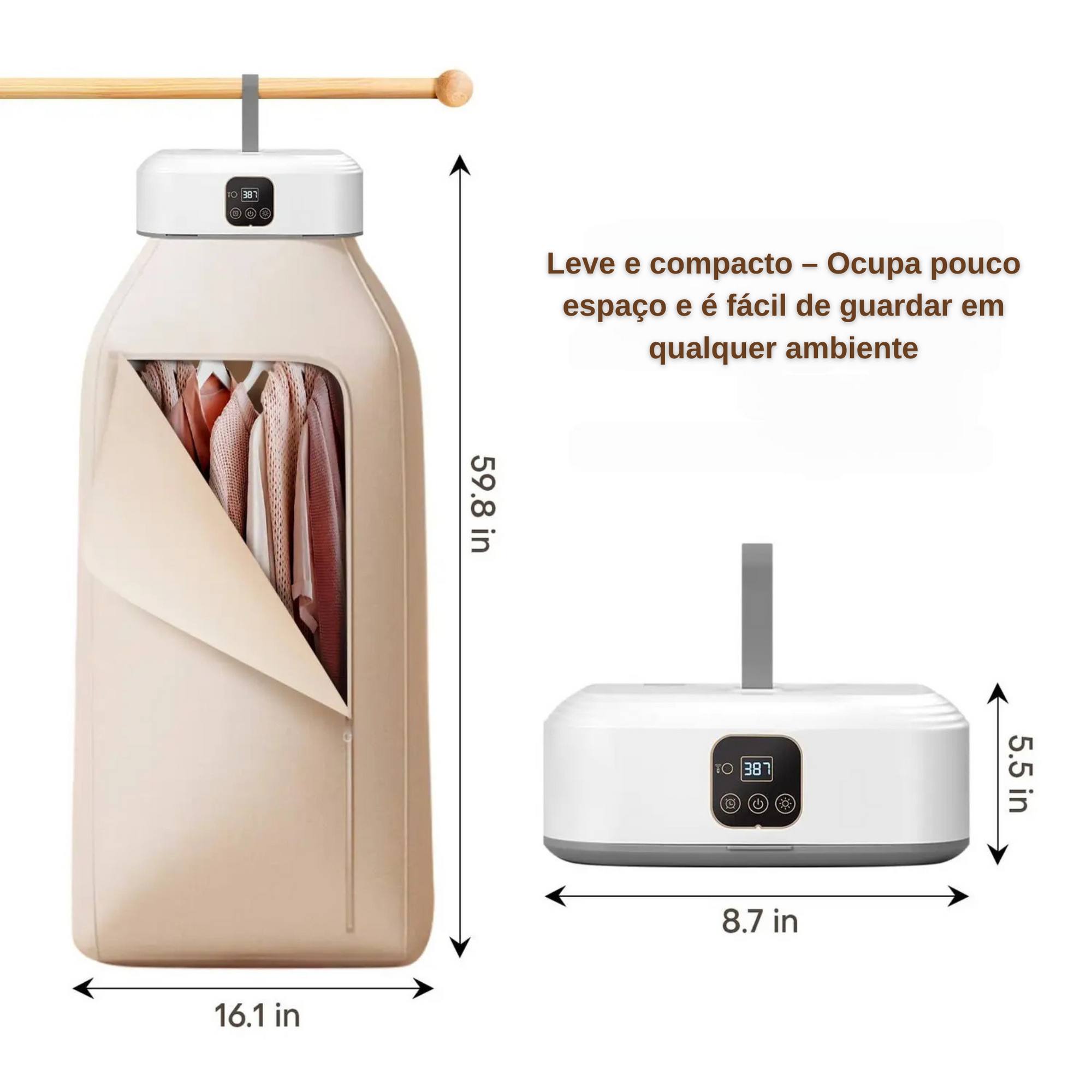 PuroVest™ – Roupas sempre secas de forma rápida, prática e inteligente