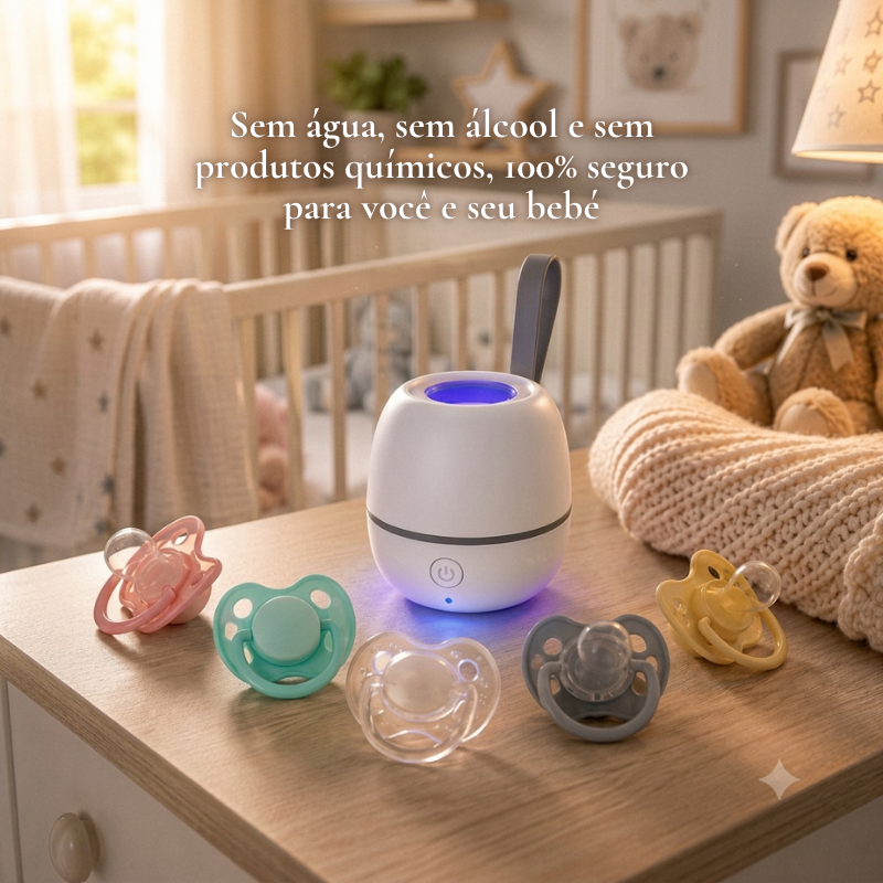 Protec™-Esterilizador portátil para chupetas com luz UV-C