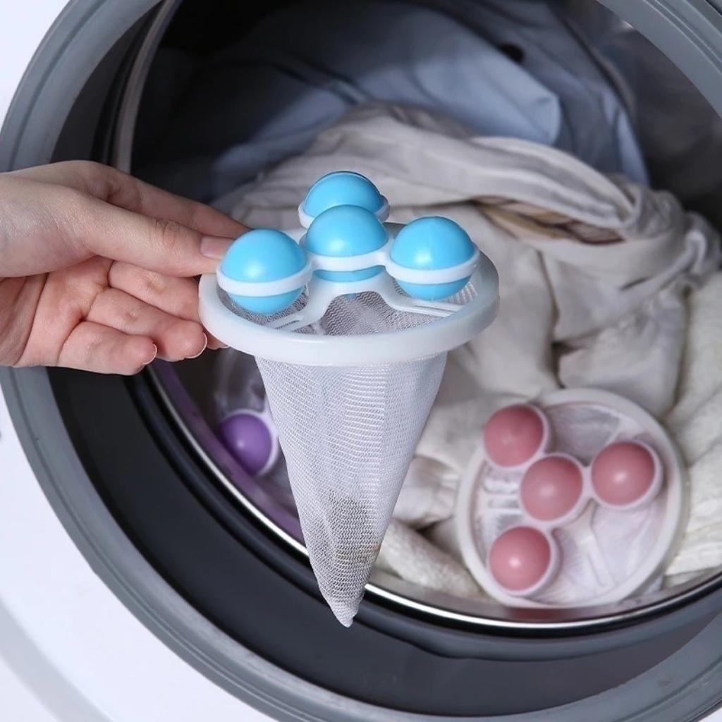 FiltroWash™ – Captura fiapos, pelos e cabelos durante a lavagem