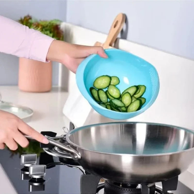 Cesto de Drenagem Multifuncional – Praticidade na Sua Cozinha!