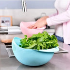 Cesto de Drenagem Multifuncional – Praticidade na Sua Cozinha!