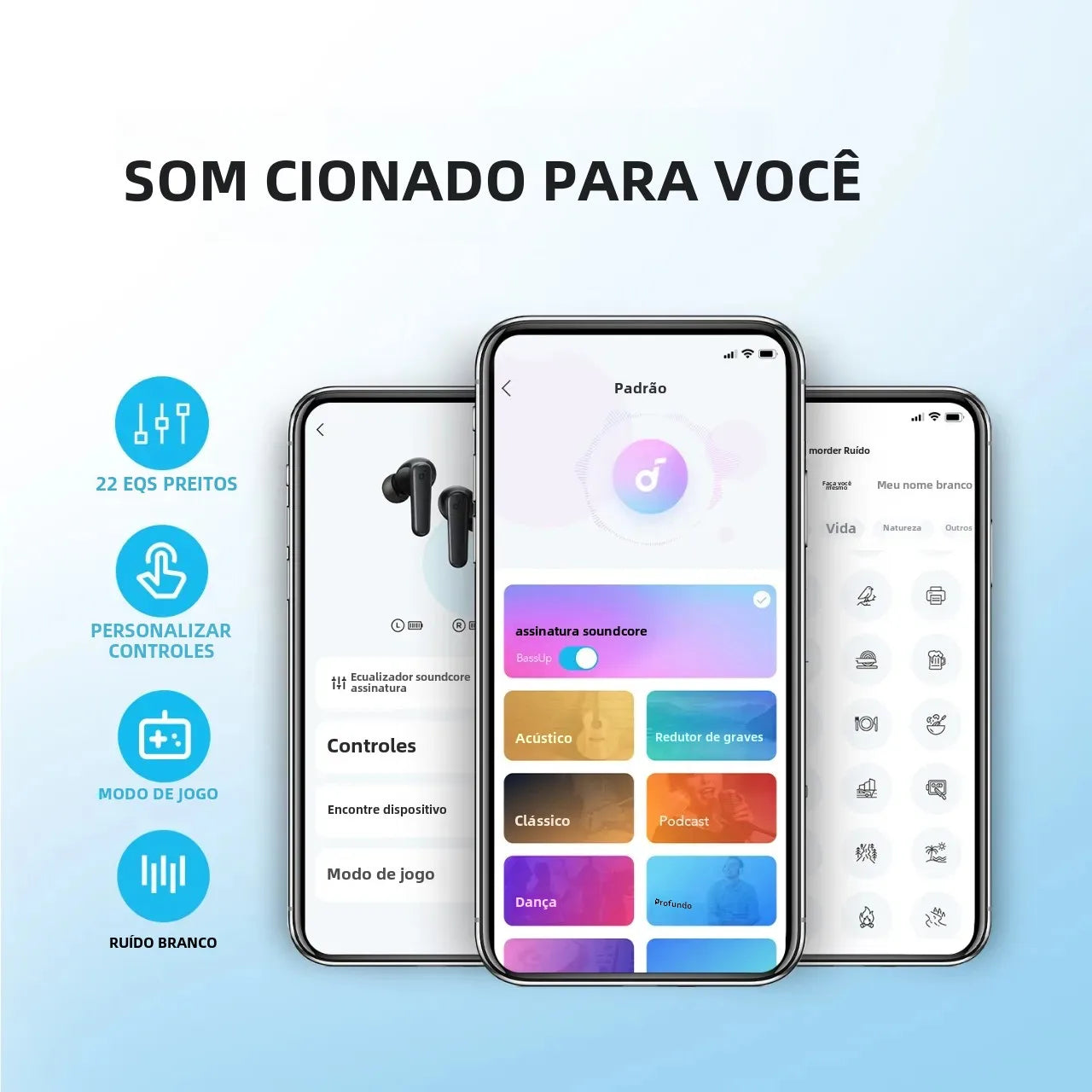 Fones de Ouvido Bluetooth Soundcore P20i – Som Potente e Tecnologia Inteligente!