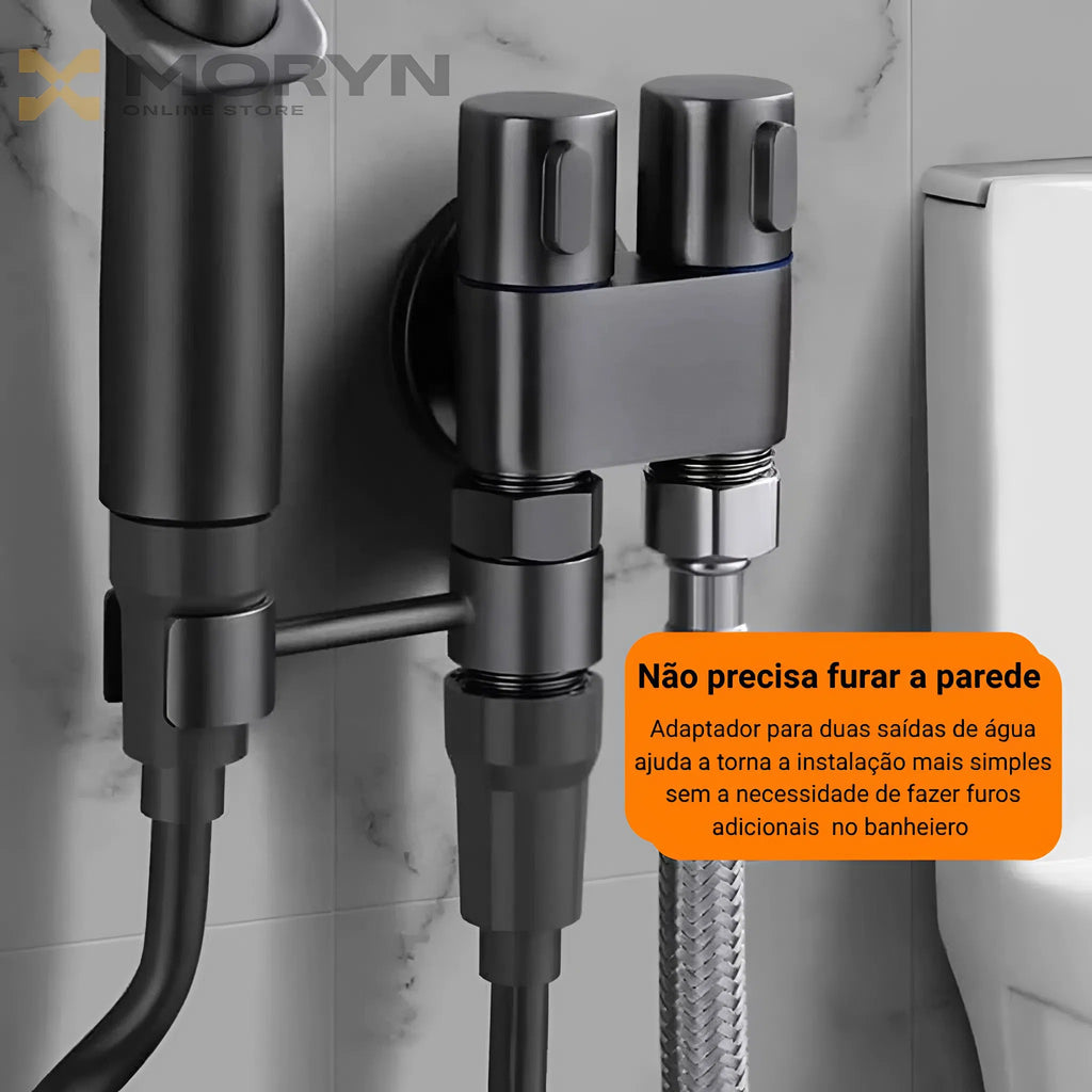 HydroFlex™-Ducha Multiuso para limpeza de banheiro (pisos, box, vaso sanitário